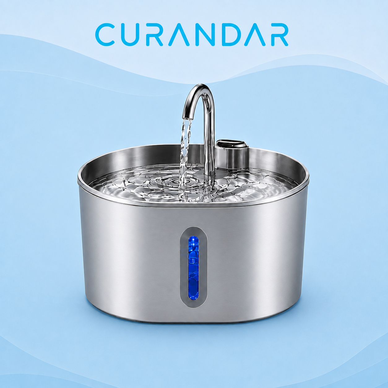 Fuente de agua para gatos Curandar 2.2L