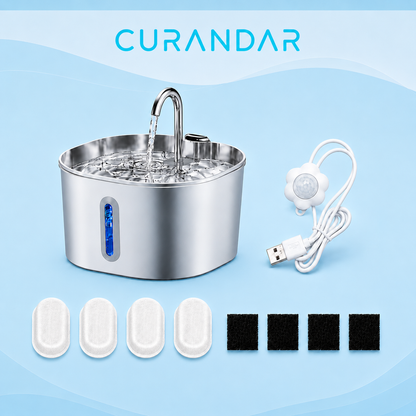 Fuente de agua Curandar para perros de 2.2 L
